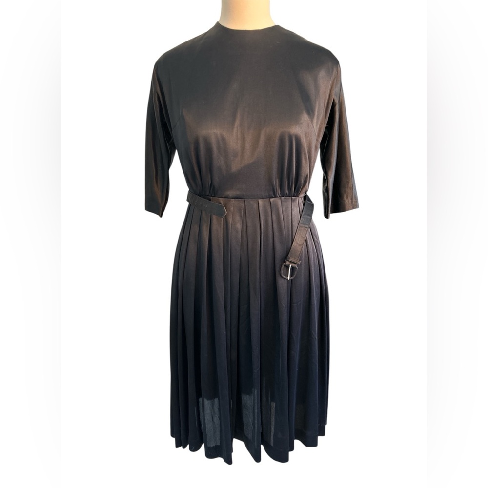 50’s Parkshire Original fit and flare dress black Sz 4